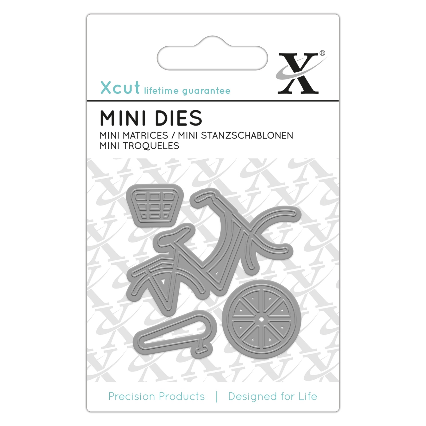 DOCRAFTS Xcut vyrezávacie kovové šablóny MINI - bicykel 4ks